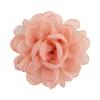 Flor de tela de hilo de nieve de 10 cm con borde quemado flor de cielo estrellado hilo rosa flor de peonía borde tostado Corsage DIY Gargantilla Ropa Zapatos y Sombreros