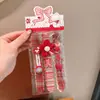 Presilha de Cabelo de Adesivo Mágico Cartoon para Meninas Pequenas, Adesivo Fofo para Franja de Meninas, Ferramenta de Penteado Que Não Danifica o Cabelo, Grampo de Cabelo