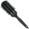 Peine de tubo de aluminio negro con cerdas de cerdo, peine cilíndrico de cerámica de aire, peine para peinar cabello rizado de alta temperatura, con explosiones transfronterizas