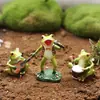 Nuevo producto transfronterizo: Adorno de Estatua de Banda de Ranas, Animal de Resina para Jardín, Patio, Césped, Decoración de Micro-Paisaje