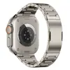 Adecuado para Iwatchs11/Ultra2 Correa de Metal de Titanio, Borde Brillante Dlc Correa de Metal de Titanio para Apple Watch