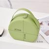 Bolsa Cosmética Semicircular Personalizada de Fábrica Oemodm con Alta Apariencia y Gran Capacidad Maletín Maleta Soporta Logo Personalizado