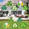 El St Más Vendido de Amazon. Decoración Colgante del Día de San Patricio, un Trébol Colgante para Decoración Interior y Exterior de Césped y Jardín