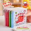 Libro de Registro de Tareas Cachorro de Manzana Mini Portátil Hoja de Registro de Finalización de Tareas Estudiantil Bloc de Notas Engrosado