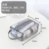 2025 Nova Bolsa de Maquiagem Transparente de Malha Grande Capacidade Bolsa de Batom Feminina Bolsa de Armazenamento Conveniente Mini Bolsa de Mão Venda por Atacado
