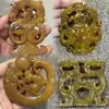 Adornos de Jade tallado estilo antiguo al por mayor, Artículos vintage, Colgantes de jade, Artículos antiguos, Figuras de dragón