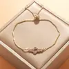 Pulseira Cruzada Europeia e Americana Olho de Diabo Coração Olho em Formato de Coração Puxar para Mulheres Ajustável Moda Simples Sudeste Asiático