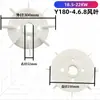 Ventoinha de Plástico para Motor Série Y Ventoinha de Plástico para Resfriamento de Motor Trifásico 0,75Kw-160Kw Ventoinha de Plástico Espessada