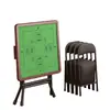 Mesa Especial para Jugar Cartas, Mesa Plegable Cuadrada para Uso Doméstico para Ajedrez y Mahjong, Antideslizante, Reductora de Ruido, Mesa Multifuncional de Entretenimiento