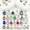 Directo de fábrica hecho a mano DIY haciendo zapatos de agujeros hebilla decorativa diamante palo buen clip accesorios zapatos de agujeros Clip de cristal