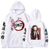 Anime Ghost Extermination Blade You Bean Periférico Impreso Sudadera con Capucha para Adulto con Forro Polar Sudadera con Capucha de Otoño e Invierno para Hombre y Mujer