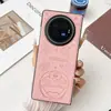 Capa de Celular Fashionável em Couro com Jingle Simples para vivoXfold3pro Capa Protetora Dobrável de Alta Qualidade Xfold3