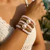 Pulsera dorada brillante de patrón grabado vintage transfronteriza europea y americana, personalizada, a la moda, pulsera abierta de cadena retorcida simple