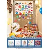 Decoração de Cena de Aniversário para Crianças: Feliz 2º Aniversário para Meninas, Feliz 5º Aniversário para Meninos, Balões de Festa, Cortina de Chuva, Tecido Pendurado em Fio