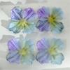 Piezas de Flor de Hortensia Quemada Simulada de 4 cm Pétalo Simulado Semiacabado Flor Artificial Accesorios de Decoración para Zapatos y Sombreros para el Hogar