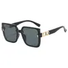 Gafas de sol retro europeas y americanas para mujer, de alta gama, elegantes, con montura grande, para cara redonda, gafas de sol de moda