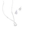 Traje de joyería de perlas de calabaza de moda nacional conjunto de dos piezas diseño de nicho plata de ley lujo ligero regalo novia pendientes de botón collar joyería