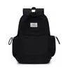 Mochila Casual Funcional Cor Color Block Branco e Azul Estilo Montanha e Campo para Estudantes Universitários Casais Passeio de Férias Mochila de Montanhismo ao Ar Livre