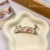 Presilha de Cabelo Fofa de Desenho Animado Cachorrinho Presilha Lateral para Franja Feminina Presilha Bico de Pato Cor de Prefácio para Cabelos Quebrados Presilha de Cabelo Infantil Adorno de Cabeça