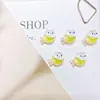 Decoraciones de arte para uñas de gatito sirena con degradado de dibujos animados, accesorios versátiles de resina con temática oceánica en 3D, aretes y pinzas para el cabello