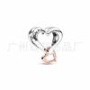 Nuevos Productos Panjia Listados Cobre Blanco Chapado en Plata Amor Día de la Madre Copo de Nieve Estrella de Seis Puntas Gorro de Doctor Pulsera DIY Pulsera