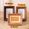 Coloque dinheiro 100 yuan porta-retrato mini 3 3 polegadas poli pequeno porta-retrato foto de identificação infantil foto de casal mesa DIY