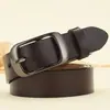 Cinto Feminino Retro com Fivela de Pino Estilo Coreano Tendência Casual Moda Couro Versátil Tendência Cinto para Jeans