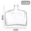 Botella de aromaterapia sin fuego Botella vacía DIY Botella de perfume volátil de ratán Botella de aceite esencial Botella de vidrio de estilo retro de celebridad de Internet