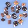 Paleta de Oso Chocolate Accesorios de Resina Venta al por Mayor Accesorios DIY Materiales Hechos a Mano Decoraciones para Zapatos Pegatinas para Tazas de Agua Pegamento de Crema