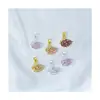Moderna Cadena de Plata y Oro que Conserva el Color Colgante de Cisne Microincrustado con Circonita Nicho Versátil Accesorios de Joyería DIY