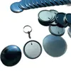 Mecanismo de Broche Chaveiro Folha de Flandres 58mm Insígnia de Metal Chaveiro Suprimentos DIY Feito à Mão