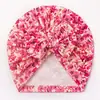 Nuevos Sombreros Finos Europeos y Americanos para Bebés, Sombreros de Punto Estriado con Lazo Estampado para Niños, Sombreros para Bebés de Cuatro Estaciones