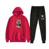 Comércio exterior novo animal rapsódia BEASTARS casal moletom com capuz leggings terno de duas peças