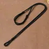 Collar de Cuerda Tejida a Mano para Hombre, Negro y Rojo, Hebilla de Jade, Retráctil, Simple, Ajustable, Cordón Versátil, Cuerda Fina