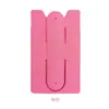 Fabricante de Suporte de Cartão de Telefone de Silicone Suporte de Cartão de Mesa para Pessoa Preguiçosa Suporte Adesivo Traseiro de Telefone Estampa de Logo
