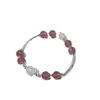 Pulsera de Transporte de Cristal Imitación Piedra de Luna para Mujer Suerte Celebridad de Internet Mismo Estilo Novia Pulsera de Pareja Regalo Pareja Hombres