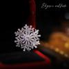 Broche de Floco de Neve Elegante de Luxo de Alta Qualidade 2023 novo alfinete de moda corsage acessório de roupa para terno all-match