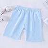 Shorts de Algodón Puro hasta la Rodilla para Niñas Transfronterizas, Leggings de Seguridad Finos de Verano Anti-Exposición para Niñitas