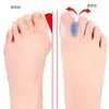 Separador de dedos del pie para usar en el zapato para dedos superpuestos, separador de juanetes, separador de dedos de doble orificio roscado invisible