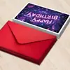 Nuevo Juego de Sobres para Tarjetas de Cumpleaños de Colores Neón de Tamaño Grande Estilo Amazon Ins Tarjeta de Cumpleaños