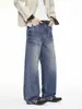 Ropa de Hombre Fengshe / Jeans acampanados con estampado de rayo de alta calle americana para hombre, pantalones de línea A de diseño de nicho holgados vintage