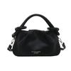 Bolsa Plissada Elegante e Simples para Mulheres 2025 Novo Estilo Coreano Estilo Estrangeiro Portátil para o Dia a Dia Bolsa de Ombro Cruzada