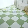 Alfombra Cosida de Uso Invernal Autoadhesiva Sin Pegamento para Sala de Estar, Dormitorio, Alfombra de Gateo Cuadrada Antideslizante de Bajo Mantenimiento