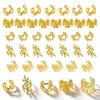 50 Piezas de Anillos y Accesorios para Cabello Dreadlock de Color Dorado, Estilo Nuevo Transfronterizo, Juego al por Mayor Exclusivamente para Amazon