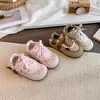 Zapatillas Deportivas Infantiles 2026 Otoño Niñas Moño Encaje Suela Suave Antideslizantes Casuales Zapatillas de Correr para Niñas Tenis