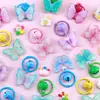 Llavero Colgante de Mariposa Multicolor Degradado, Decoración Creativa Personalizada para Mochila y Auriculares, Regalo Sencillo