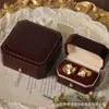 Caja de Joyería Retro Estilo Europeo, Anillo de Diamante de Alta Gama, Anillo de Piedras Preciosas de Colores, Caja para Collares y Pendientes, Caja de Almacenamiento de Joyería de Lujo Estilo Palacio