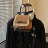 Mochila Feminina com Design Único para Estudantes, Bolsa Saco Estilo Coreano para Aula, Mochila Casual para Viagem, Trajeto Diário e Redução de Peso