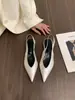 Sandalias de tacón de cuña estilo francés Chuyuji, color albaricoque, de punta cerrada, zapatos de hada, nuevos zapatos de punta afilada primavera-verano 2026 para combinar con faldas para uso nocturno