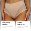 Bragas Sexy de Retazos Rayados Zeriluna, Ajustadas, Cómodas, Transpirables, de Cintura Alta, Sin Costuras, No Ceñidas